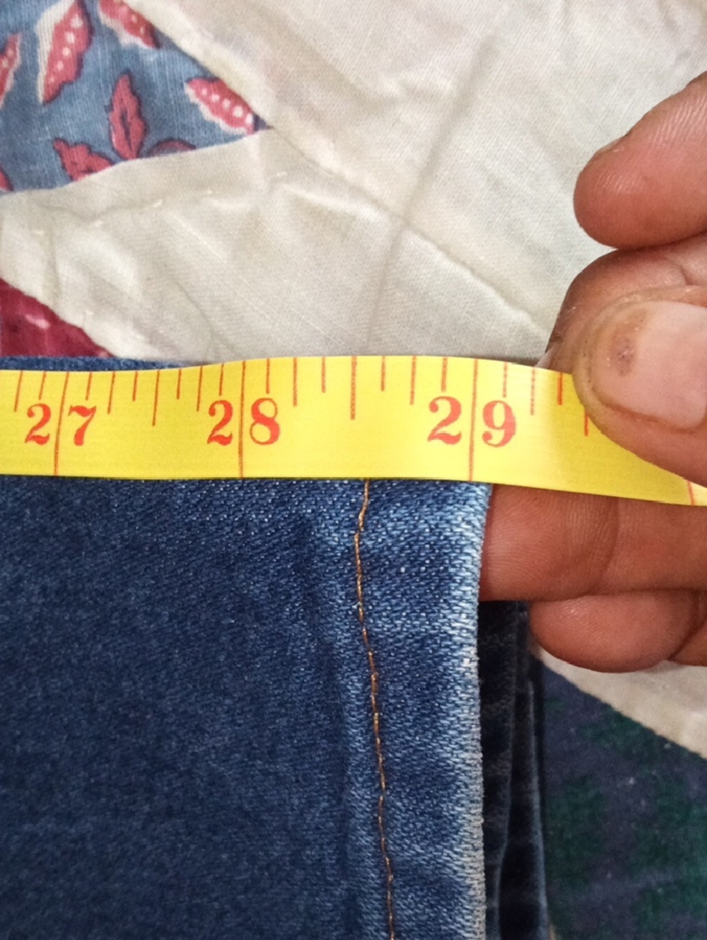 Wrangler Men's Bootcut Jeans in Blue Denim - Picture 5 of 6
